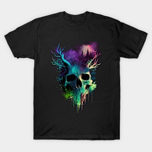 Skull With Horns T-Shirt